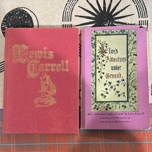 Lewis Carroll and Alice’s Adventures Under Ground Books